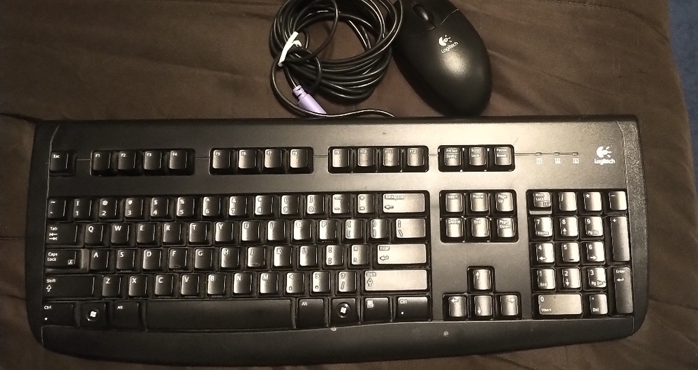 Logitech Deluxe 250 Keyboard (Wired)/ Mouse
